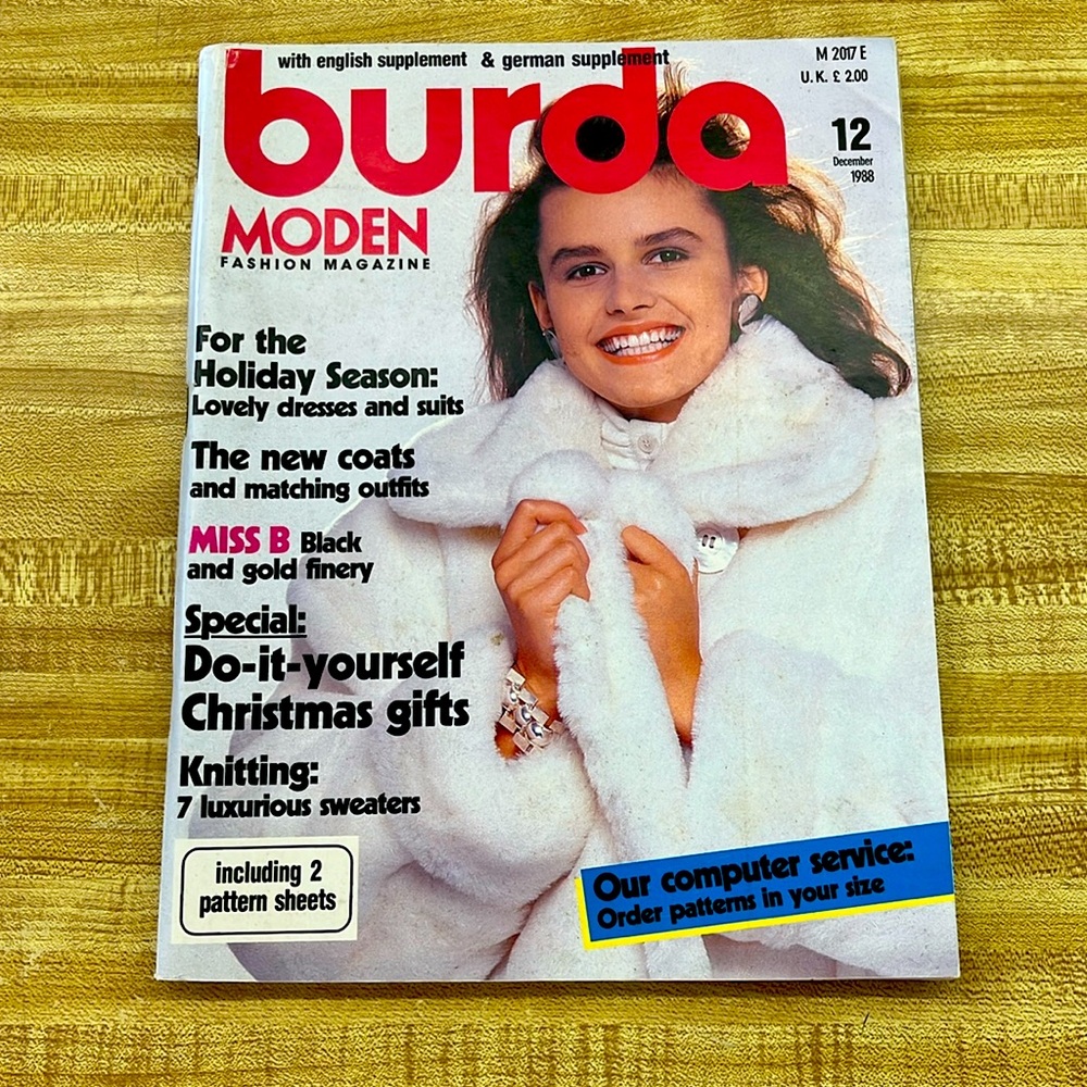 Vintage Burda magazine